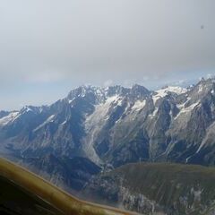 Flugwegposition um 13:27:24: Aufgenommen in der Nähe von 11017 Morgex, Aostatal, Italien in 3868 Meter